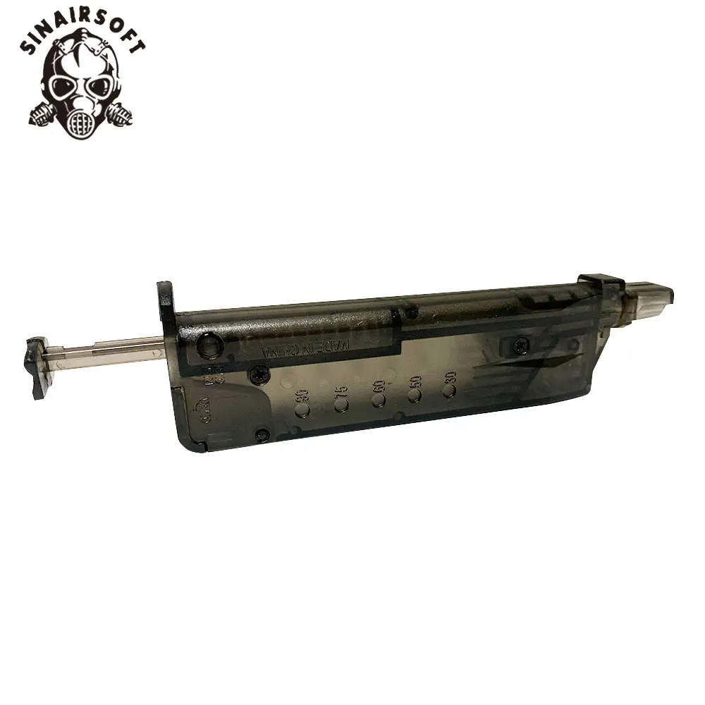 

SINAIRSOFT 100rd BB скоростной грузчик для страйкбольного оружия, большой страйкбольный скоростной грузчик 100 BB, емкость для пейнтбола, стрельбы, ох...