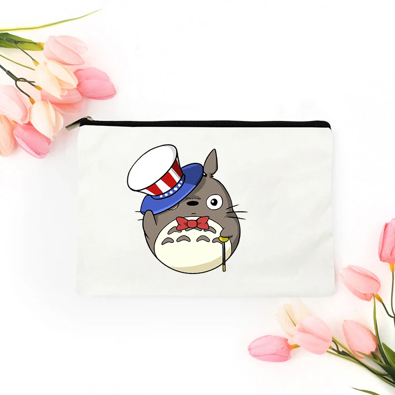 

Totoro Makeup Storage Mini Bag Women Cosmetic for Organizer Pouch Women's Free Shipping Bags Woman Travel Personal Handbags