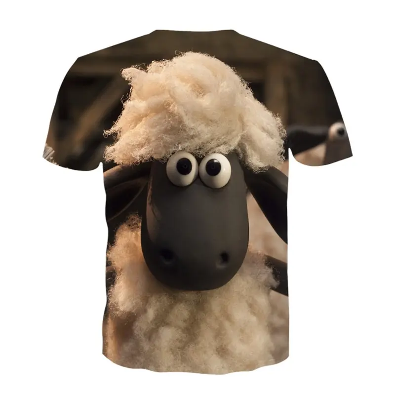 Новинка 2020 года Детская одежда в стиле Харадзюку из фильма ягненок Шон 3D