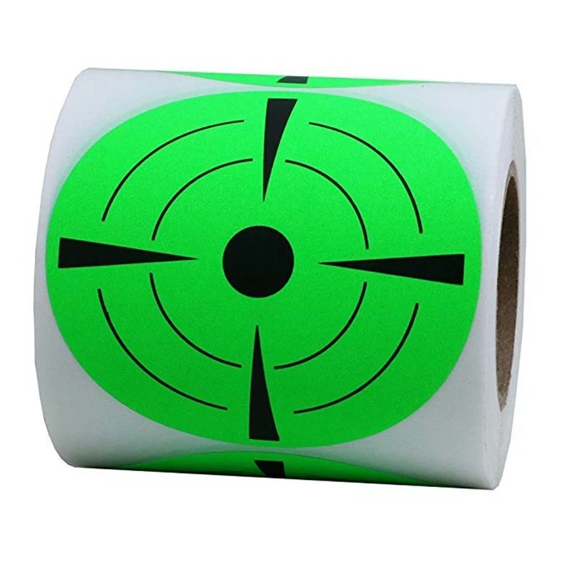 

2 Roll 7.5CM Fires Target Stickers 3Inch Round Target Dots Stickers Roll for Strong Adhesive Target Pasters