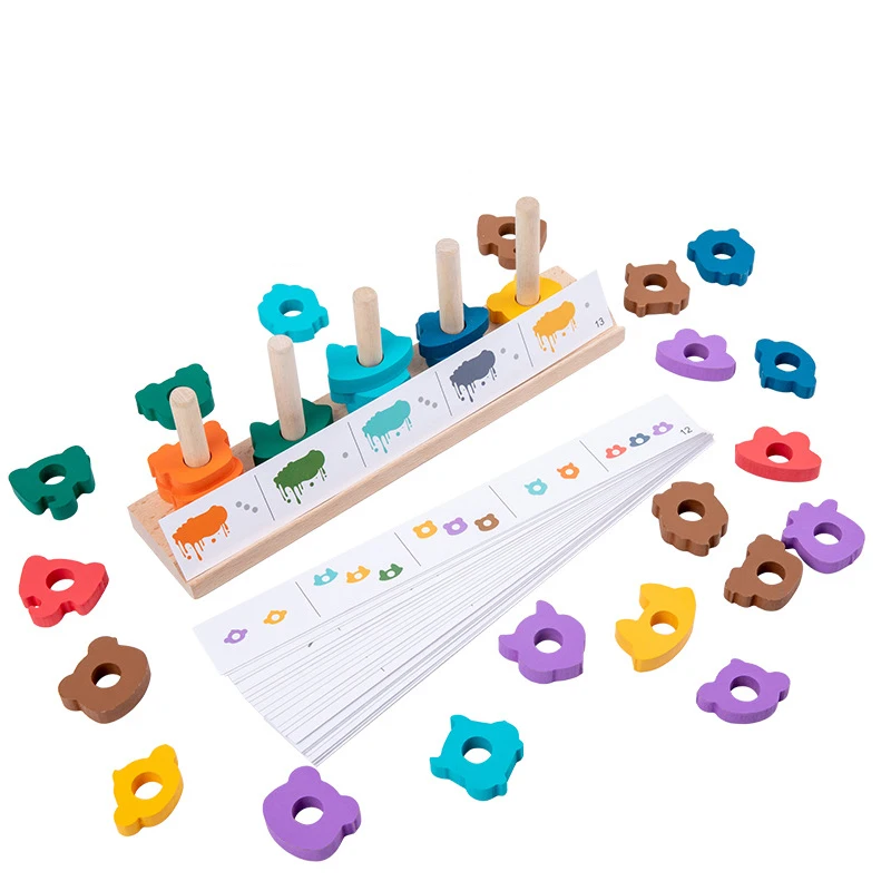 

Детские деревянные игрушки Монтессори геометрической формы, раннее развитие логического мышления, тренировочные игры для детей