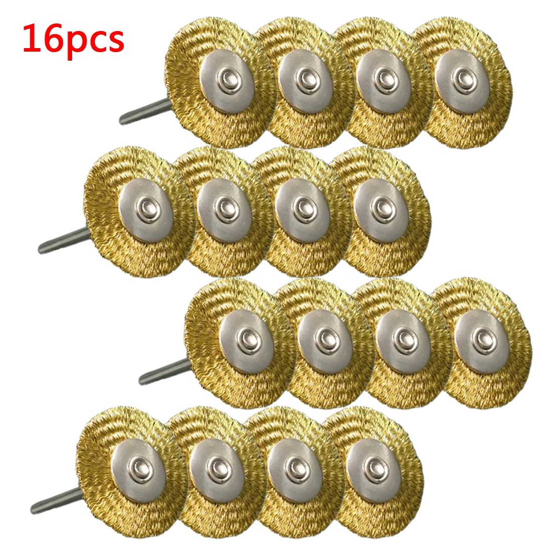 

16pcs Dremel Accessories Stainless Steel Wire Wheel Brushes Set Kit for Mini Drill Rotary Tools Polishing Dremel Brush