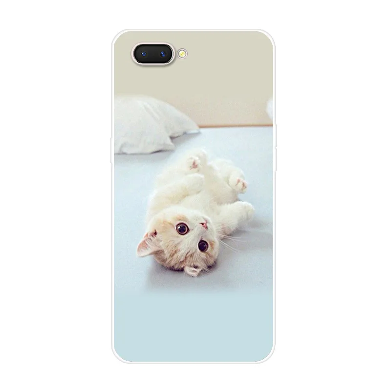 Чехол для Oppo A3S, чехол для Oppo A3S, мягкий мультяшный ТПУ силиконовый чехол для телефона, для Oppo A5 OPPOA5, чехол Realme C1 OPPOA3s, чехол, Fundas - Цвет: Светло-зеленый