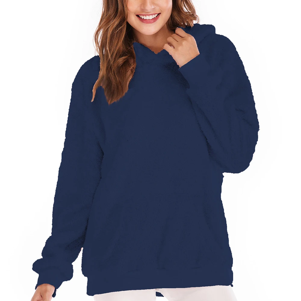 Женские однотонные свободные мягкие Пуловеры с длинным рукавом новинка 2019