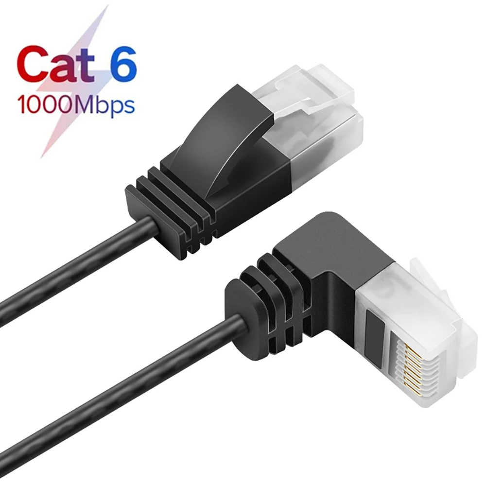 

5pcs/lot Ultra Slim Cat6 Ethernet Cable RJ45 Lan Cable UTP Network Cable for Cat6 Compatible Patch Cord for Modem Router Cable