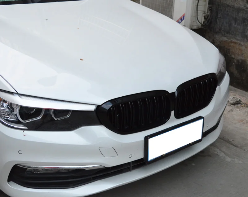 Двухрядная стильная яркая черная решетка для BMW G30 G38 F90 M5|black grill|grille blackfit grill |