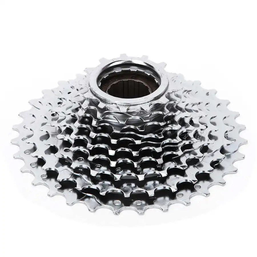 Задний велосипедный переключатель с фрикционом хромированный с заменяемым свободным вращением для запчастей горных велосипедов скоростей 6-10.