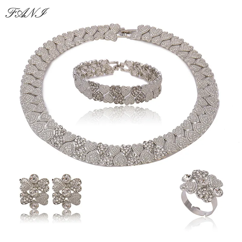 

Fani African Beads Jewelry Set Brand Fashion Dubai Gold Color Nigerian Wedding Bridal Quality Wholesale Women customer design