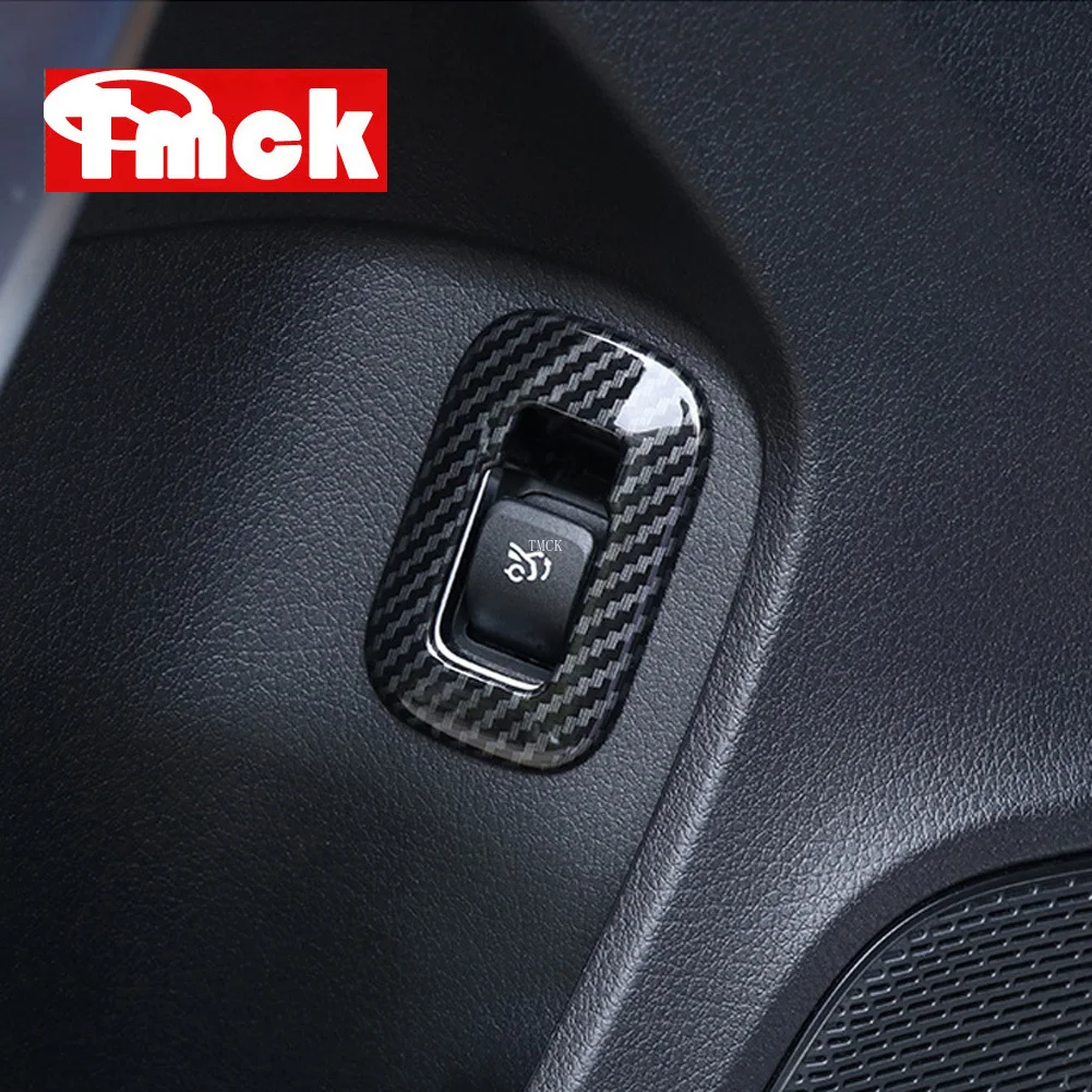 Карбоновая Автомобильная рамка для переключателей крышка накладка аксессуары