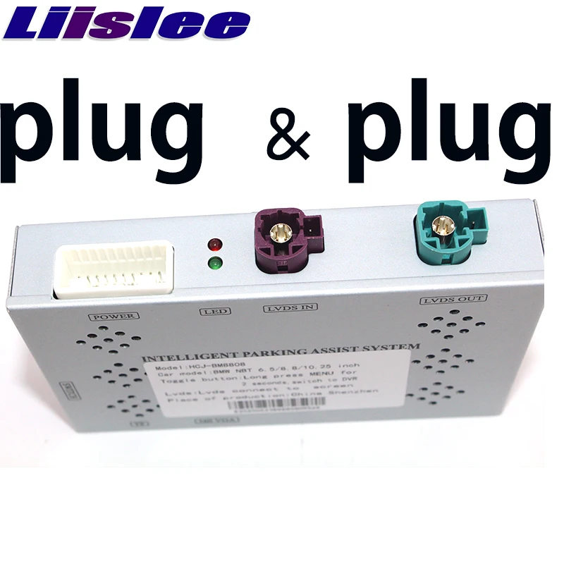 Liandlee парковочная камера интерфейс обратная резервная наборы для BMW X1 E48 CCC CIC NBT EVO