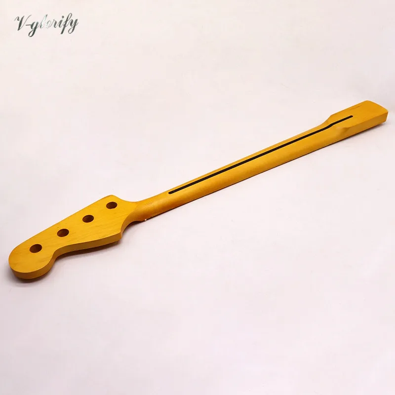 electic bass gitarre neck 4 string gelb jb e gitarre hals jb hals kanada ahorn holz matte 20f jumbo gitarre hals zurück free global shipping