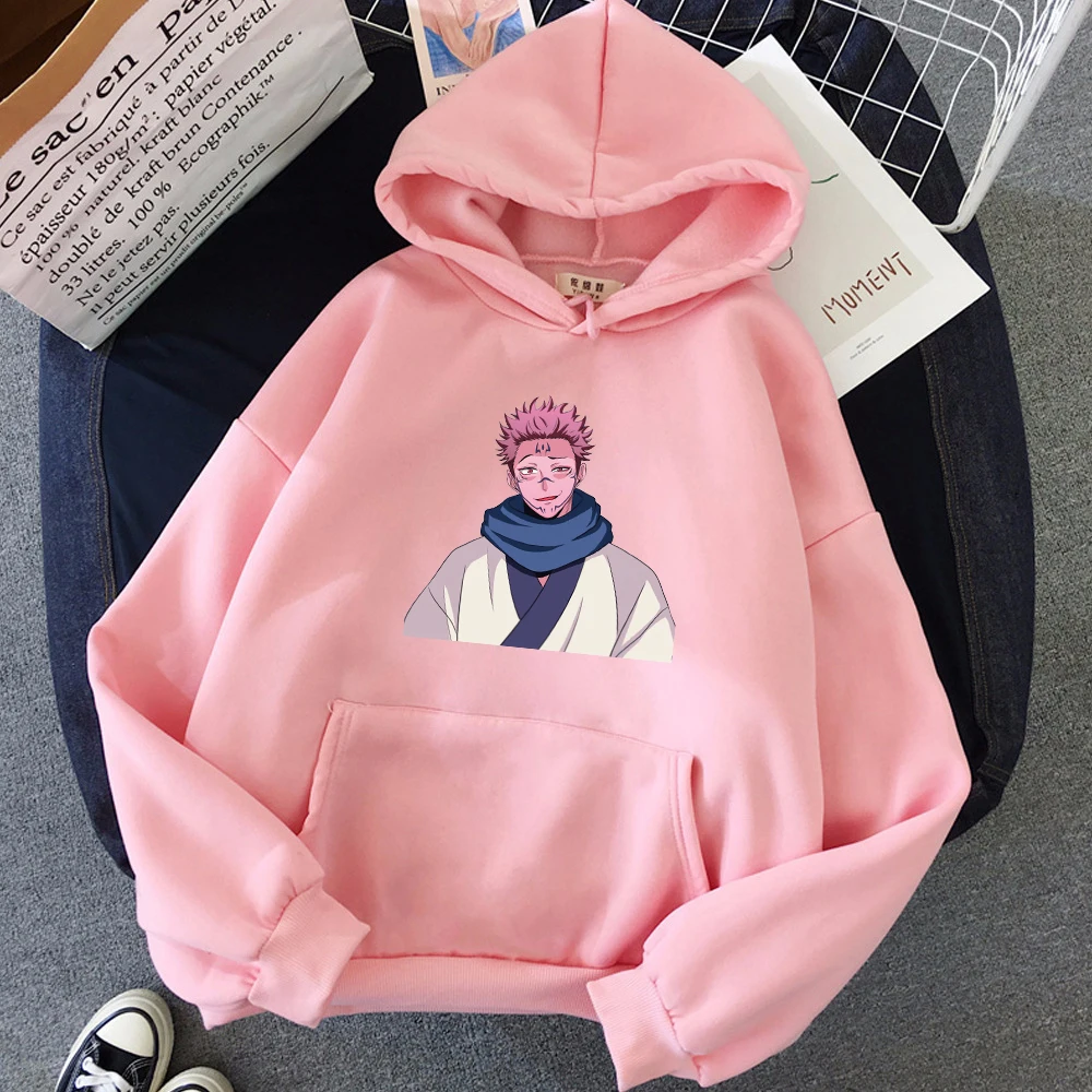 

Japanese Anime Jujutsu Kaisen Graphic Hoodies Streetwear Mens Harajuku Cartoon Long Sleeves Oversized Male Hoodies Men Hoody