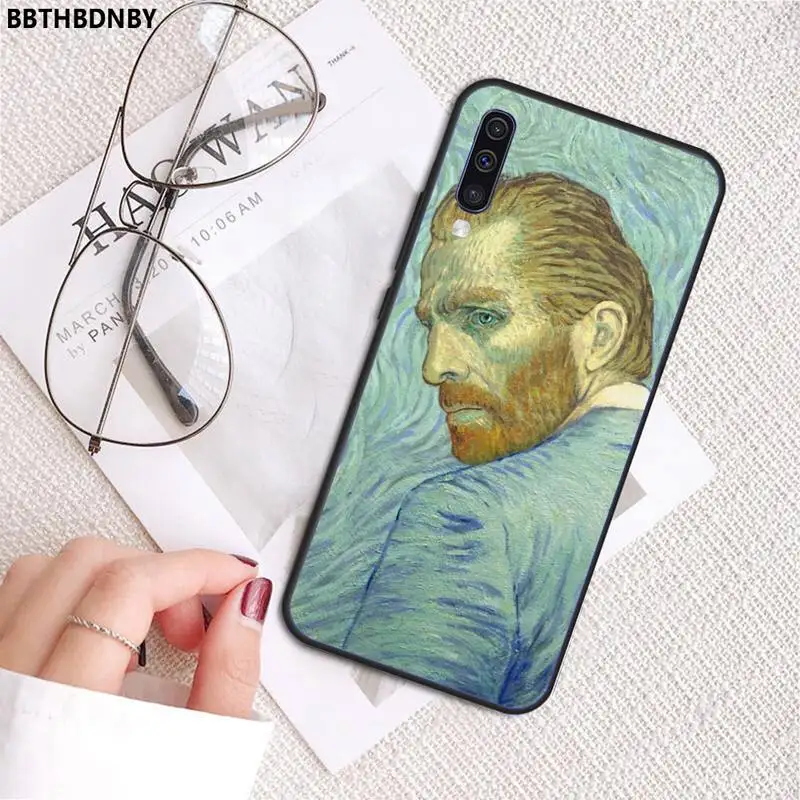 

Van Gogh Painting Art artistic Phone Case Cover For Samsung A20 A30 30s A40 A7 2018 J2 J7 prime J4 Plus S5 Note 9 10 Plus