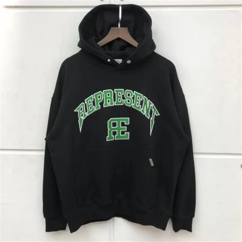

Autumn Winter Represent Highest Quality Embroidery Logo Loose Casual Represent Hoodie