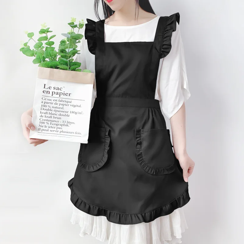 Краткое Скандинавское фартук с защитой от ветра цветочный кухонный юбка в