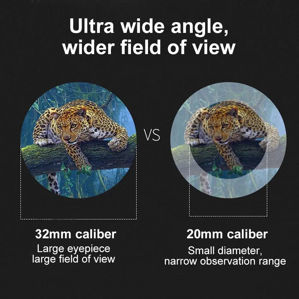 

4K 10-300X40mm Waterproof Phone Camera Lens Super Telephoto Telescope Monocular Telescope Anti-Shake Camping Hiking