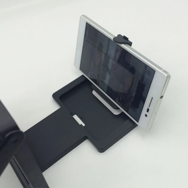 Mobile Phone Screen Magnifier 3D Video High-Definition Magnifier Multifunctional Mobile Phone Holder Magnifier Black