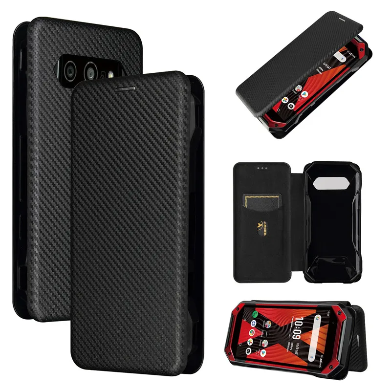 Для Kyocera Torque 5G модные углеродного волокна ПК Жесткий держателя карты Тонкий