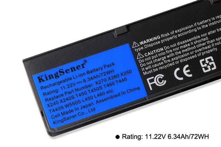 KingSener ноутбука Батарея для lenovo Thinkpad X270 X260 X240 X240S X250 T450 T470P T450S T440S K2450 W550S 45N1136 45N1738 68