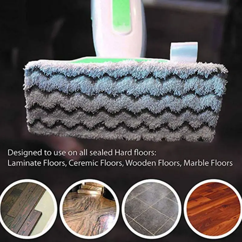 

6 6 Packs Dirt Grip Microfiber Pads Replacement for Shark Steam Mop /Washable/Reusable Compatible
