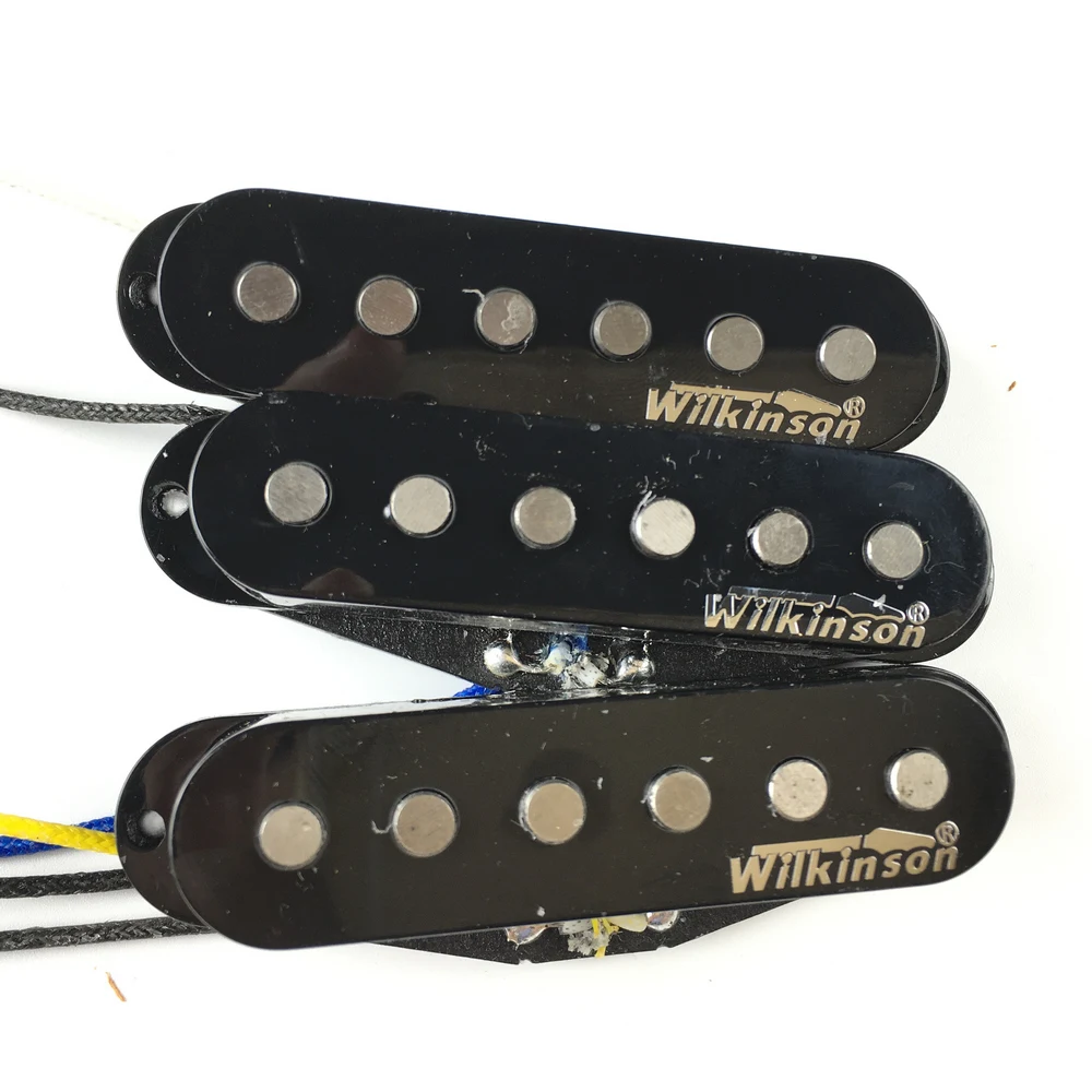 wilkinson 60er wvs alnico v single coil gitarre pickups schwarz elektrische gitarre pickups für stratocaster gitarre made in korea free global sh