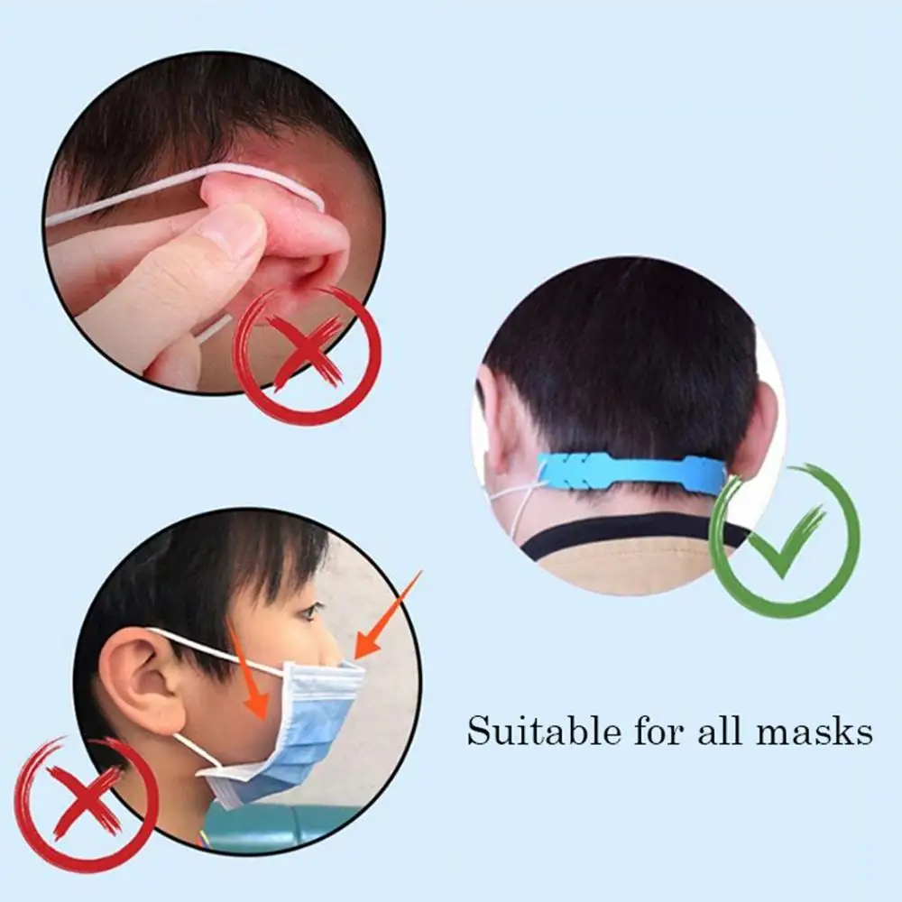 5/10 шт. маска Sujeta Mascarilla на шнурке для лица удобная веревочная маски атташе