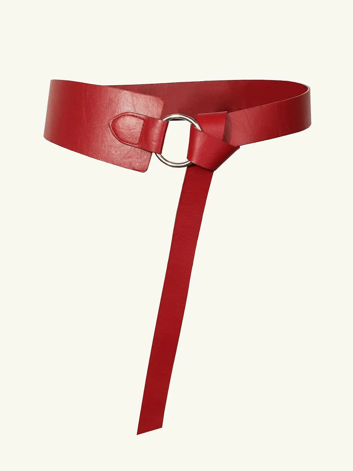 Ремень KASURE женский с узлом Простой повседневный длинный широкий пояс из