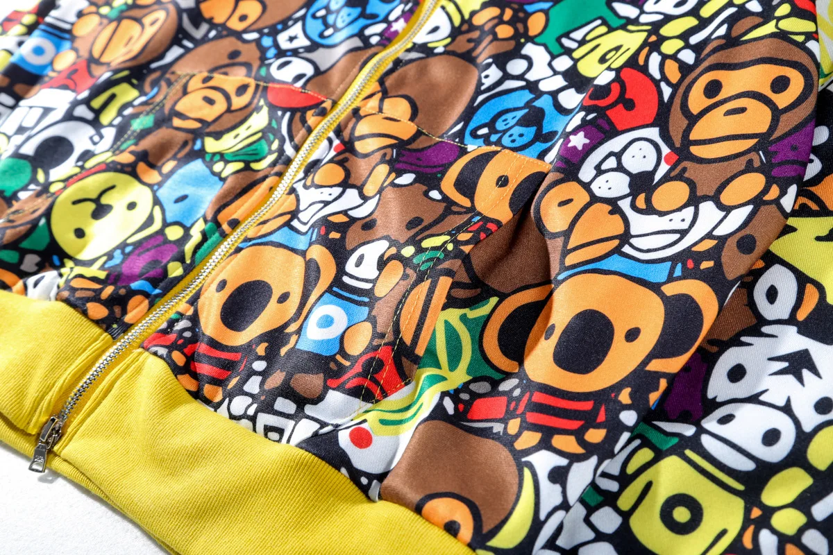 

Shark Bepa Zipper Hoodies Sweatshirt Anime Hoodie Cartoon Thin Men And Women Couple StreetwearTop Harajuku Oversized Clothes