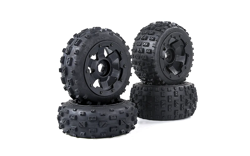 Передние и задние шины Knobby Bowtie на ободах для HPI Baja 5B Rovan Sport King motor 1/5 Buggies | Игрушки
