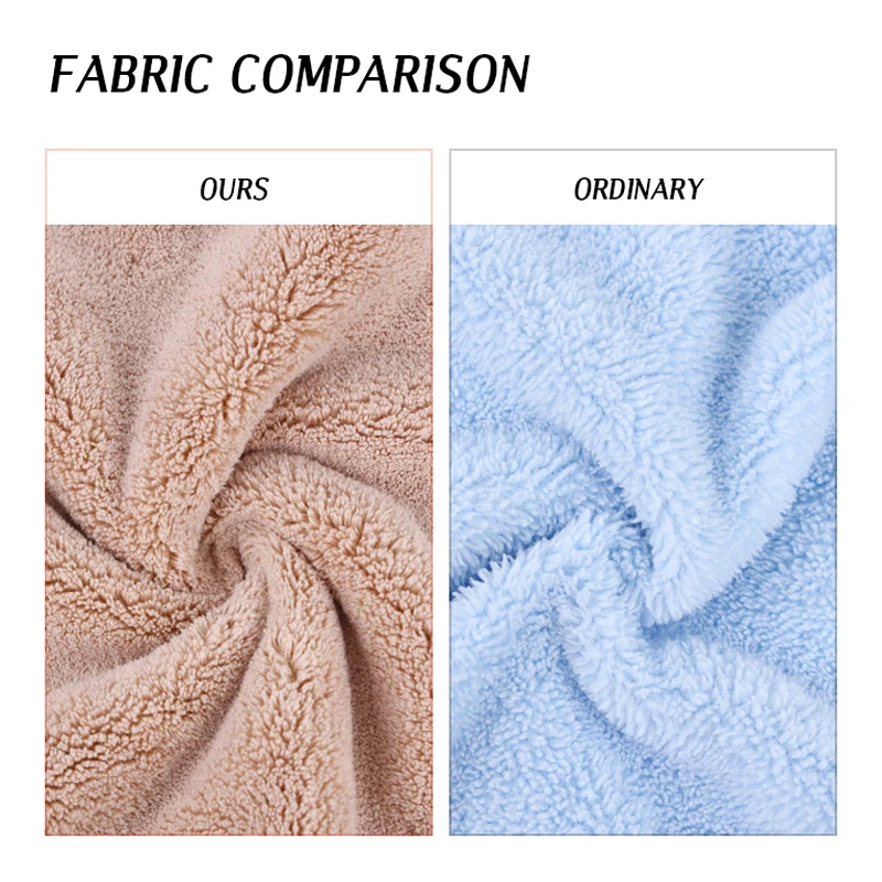 

GIANTEX Quick-drying Women Towels Embroidery Thick Coral Fleece Cartoon Hair Towel toallas serviette de bain recznik handdoeken