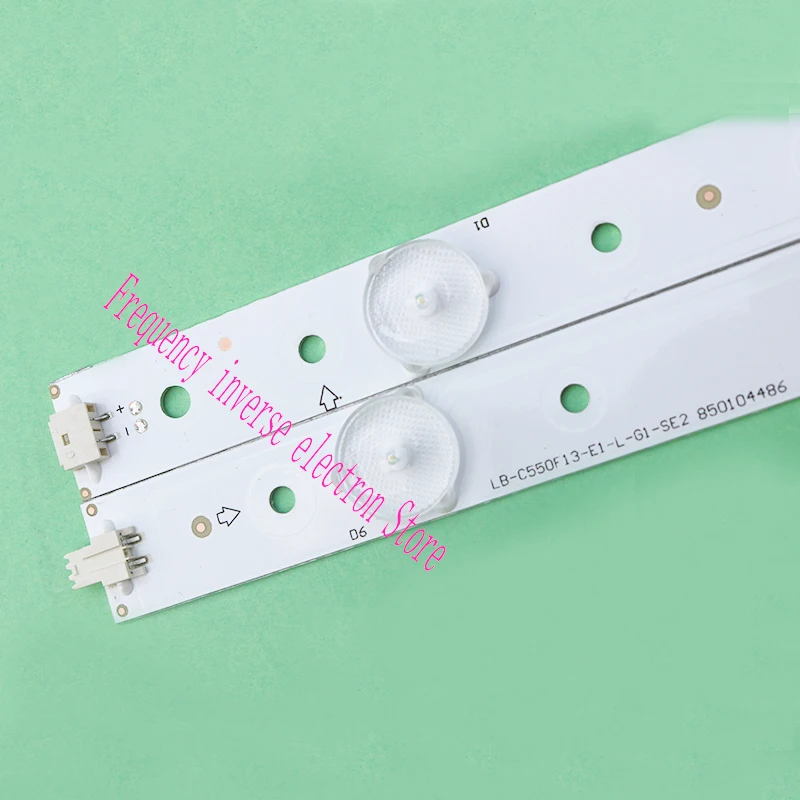 

For CHANG HONG LED55C2000I/LED55C2080i LED Backlight LB-C550F13-E1-L-G1-SE1 LB-C550F13-E1-L-G1-SE2 SVJ550AB9_Rev01_R/L-TYPE_6LED