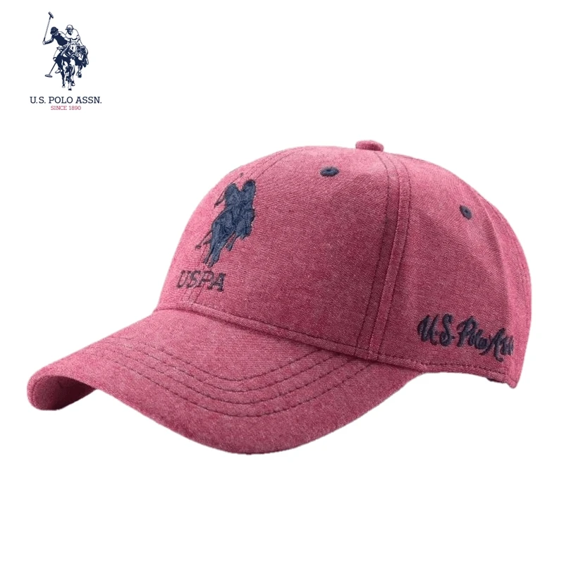 США Polo Assn.2021 новые парные бейсболки четыре цвета стандартные хлопковые головные