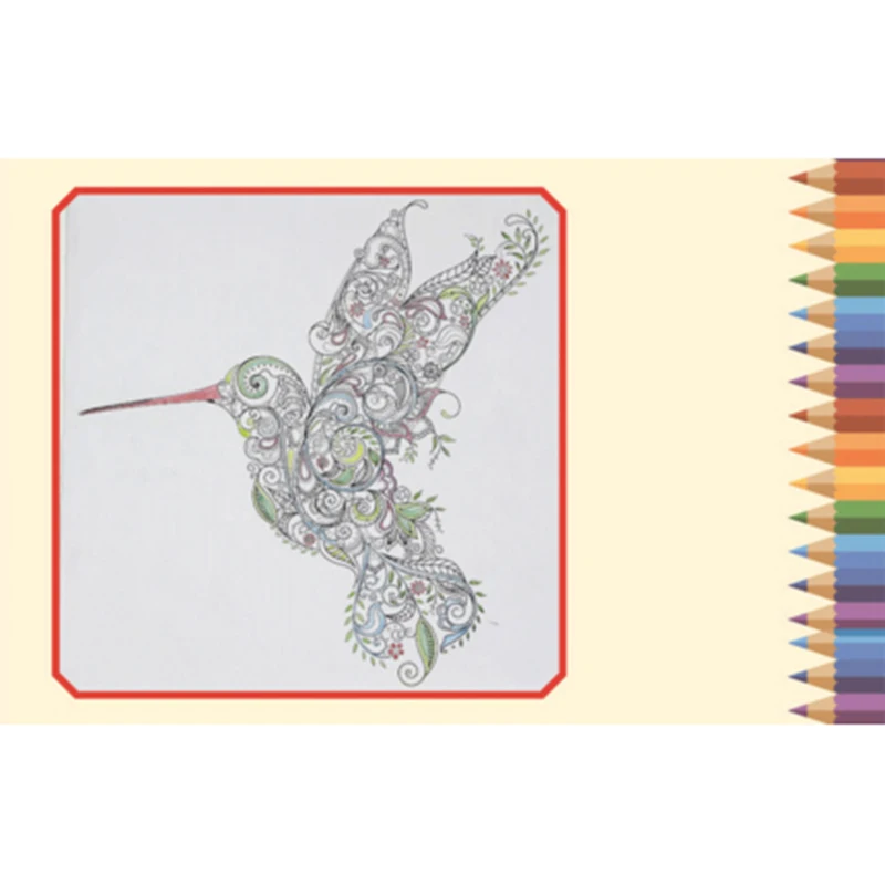 Джунгли Eudemons книжка раскраска декомпрессии взрослых ручной росписью Раскраска