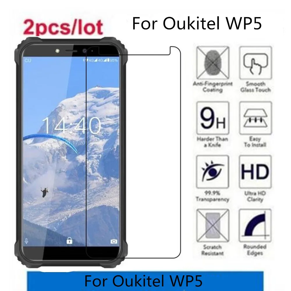 2.5D 9H закаленное стекло для Oukitel WP5 защита экрана закаленная Защитная пленка