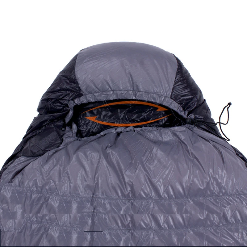 

Hewolf Down Sleeping Bag Waterproof Adult Winter White Duck Down Mummy Sleepings Bag For Backpacking Camping Hiking