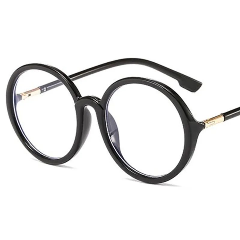 10P Fashion Anti-Blue Glasses Women & Men Optical Eyewear Round Frame Spectacles Anti-UV Spectacles Eyeglasses