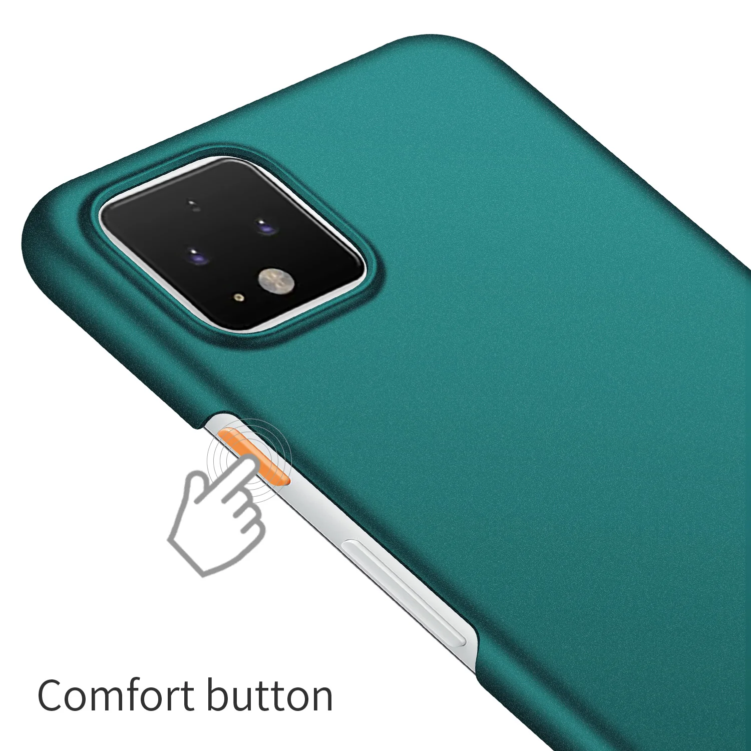 Чехол для Google Pixel 4/Google Pixel 4 XL, ультратонкая Минималистичная тонкая защитная задняя крышка-чехол для телефона для Google Pixel 4