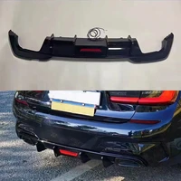 high quality fit for bmw new 3 series g2028 takd with bright black rear lip with light high quality black rear lip