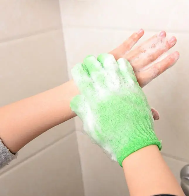 30 шт./лот банное полотенце с пятью пальцами перчатки для ванны душа конфетных