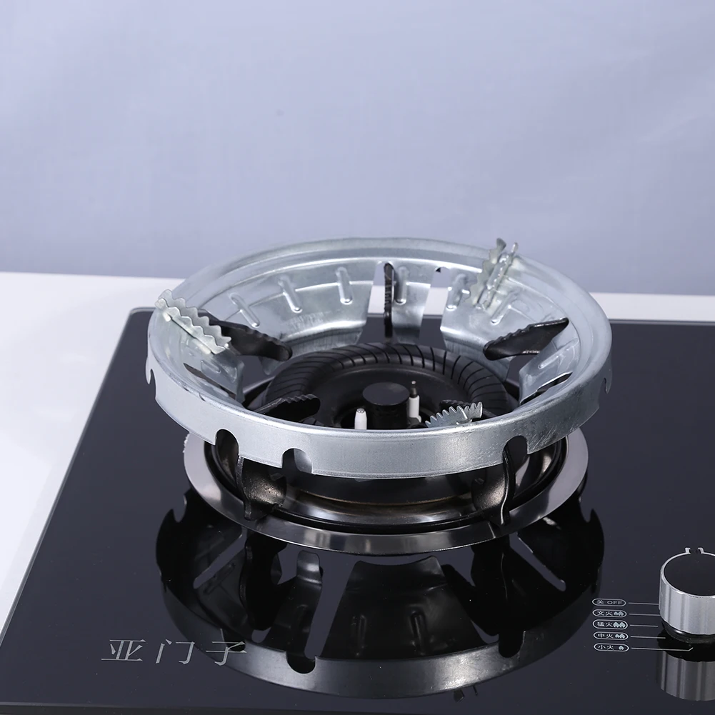 Практичный кронштейн для газовой плиты ветрозащитная бленда Серебряный