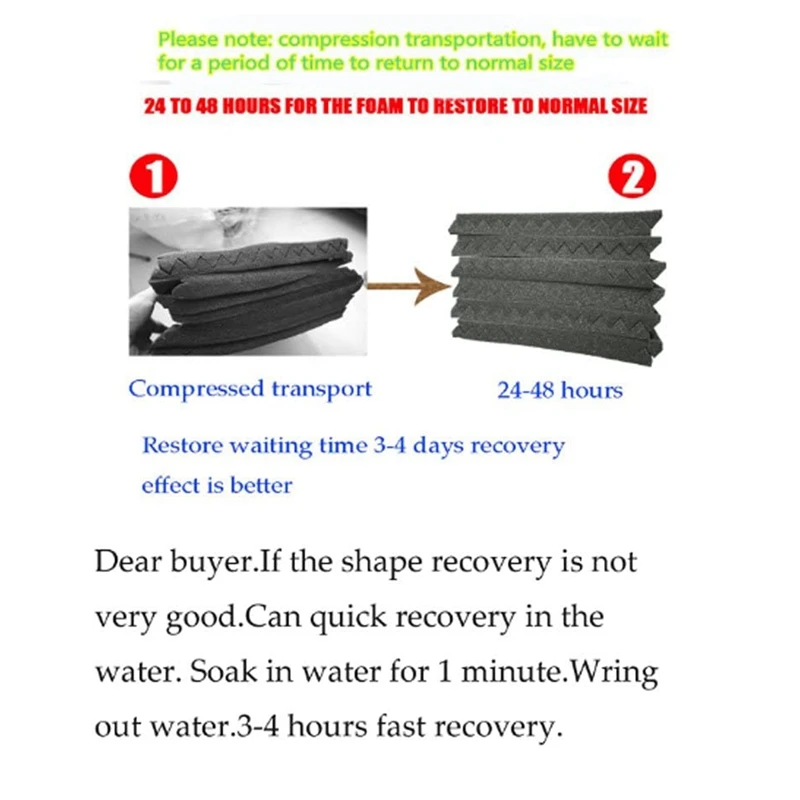 

14 Pcs Acoustic Panels,Soundproofing Foam,Acoustic Tiles for Studio,Foam Sound Wedges 2.5 x 30 x 30cm,Black