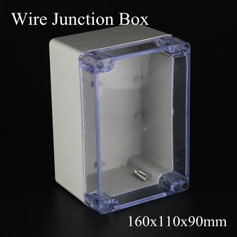 160x110x90 мм ABS IP65 водонепроницаемый пластиковый зеркальный прозрачный корпус прозрачный чехол для электронного терминала