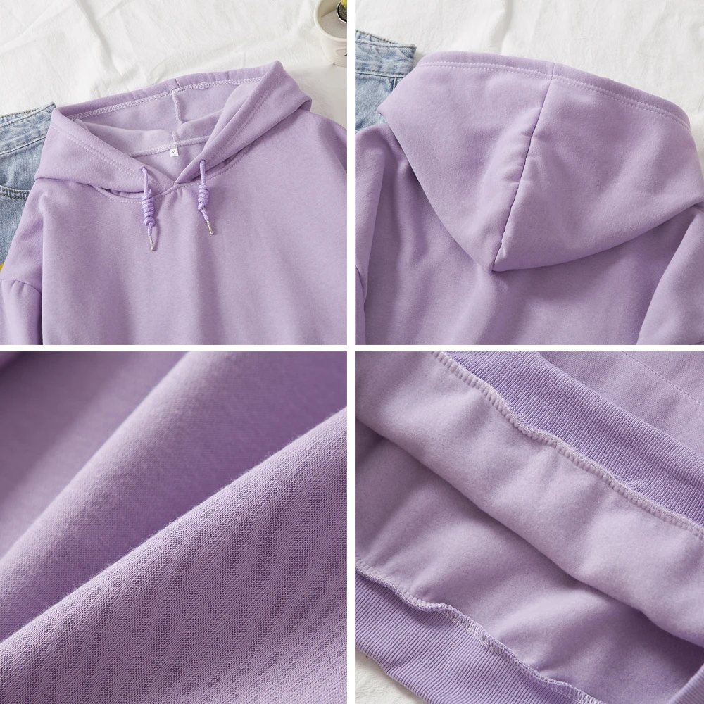 

Female Hooded Pullover Tops Women Hoodies Kpop Casual Korean Streetwear Loose Harajuku Letter Print Hoodie Sweatshirt