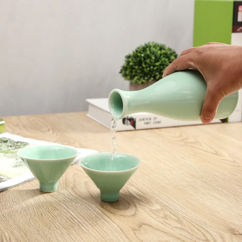 Набор для вина кастрюля из двух стаканов немецкий керамический набор креативный