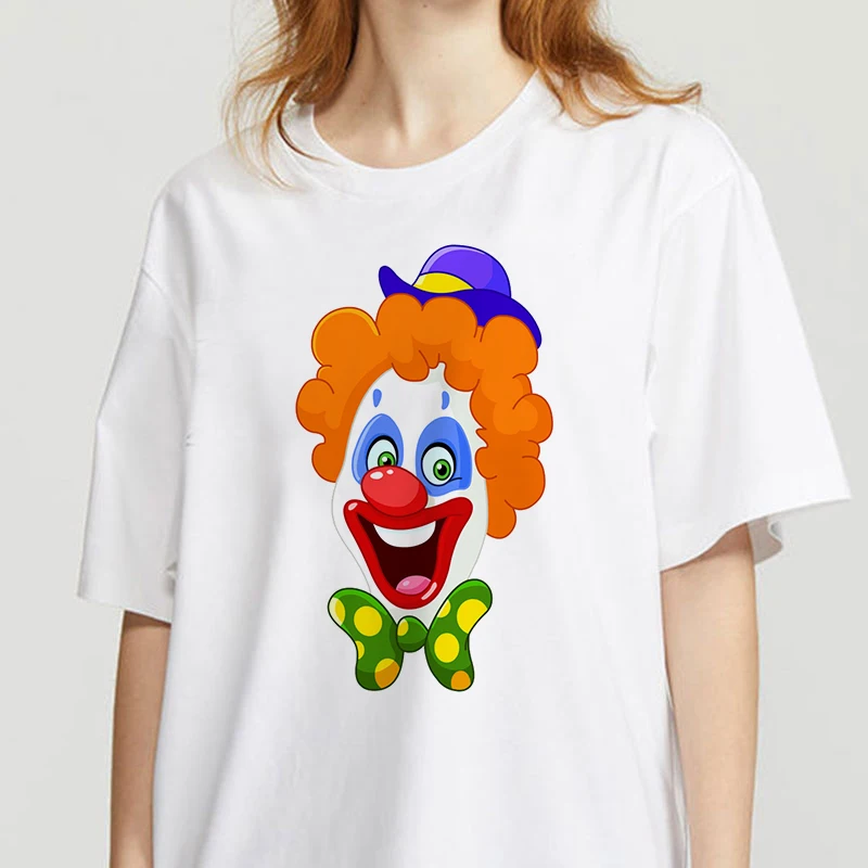 

Funny Joker Short Sleeves T Shirt Funny Women Shirt Female T-shirt Women Cute Graphic Tshirts Kawaii Harajuku Tees