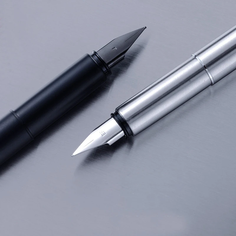 

1 шт. металлическая авторучка f для взрослых бизнес каллиграфическая ручка для студентов из нержавеющей стали EF авторучка F tip китайская авто...