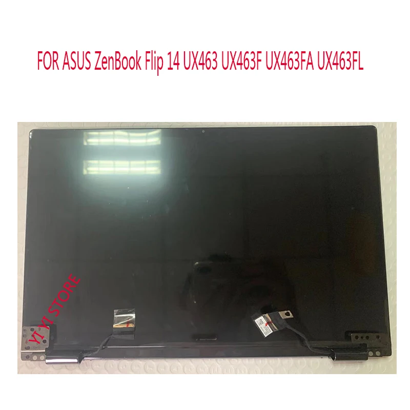 ЖК-экран 14 дюймов для ASUS ZenBook Flip UX463 UX463F UX463FA UX463FL сенсорный дигитайзер полный
