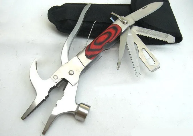 Многофункциональный Открытый коготь рог молоток игольчатые плоскогубцы пилы