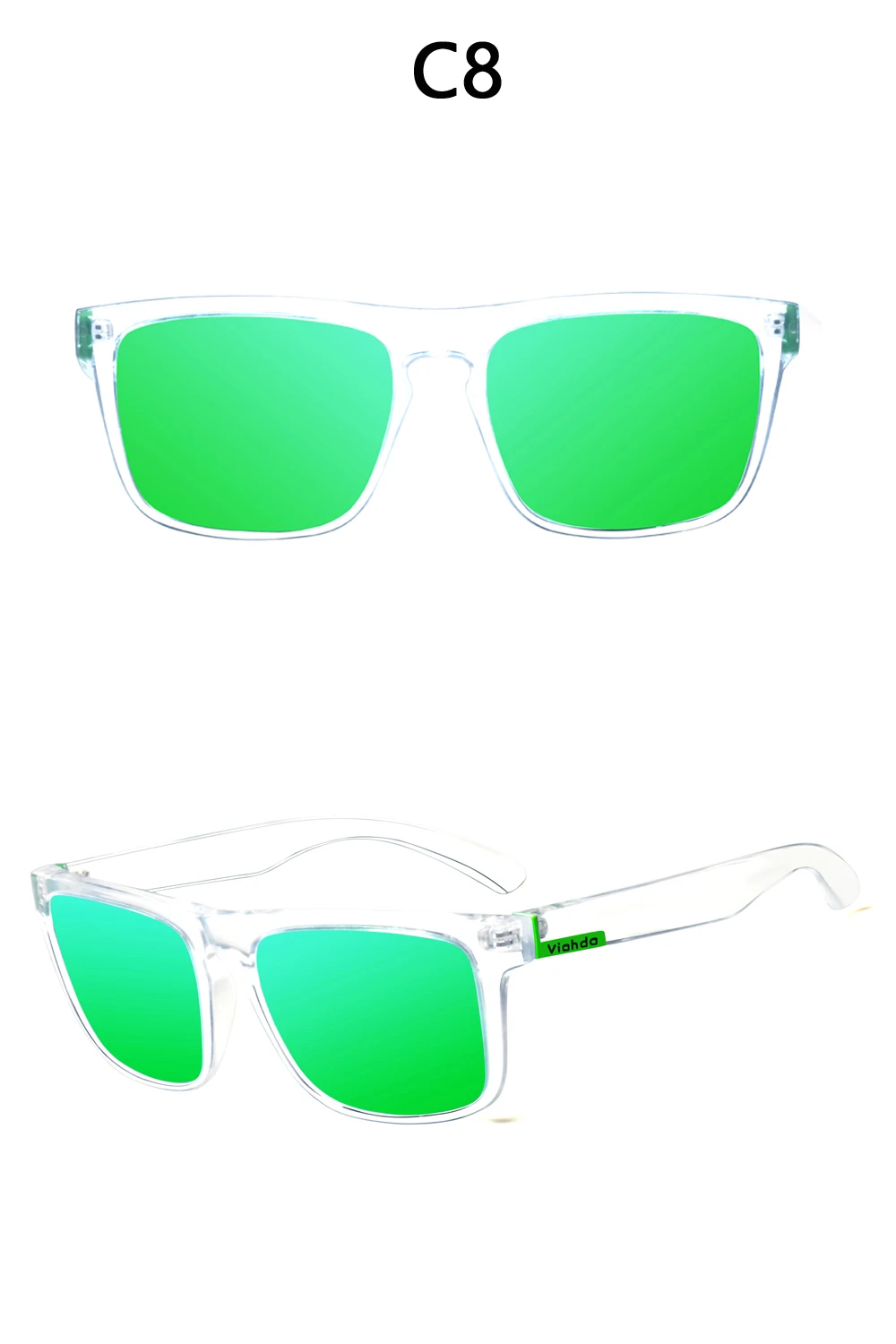 VIAHDA, модные, унисекс, квадратные, поляризационные, lunette de soleil femme de marque de Lux