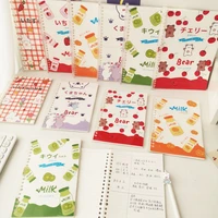 skysoinc a5b5 ring notebooks korea design bear yakult milk fruits loose leaf notebook jaurnal kawaii dairy school stationery